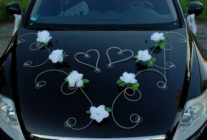 Wedding Car Decorations Wedding Car Kit Unique Flower Decor Wedding