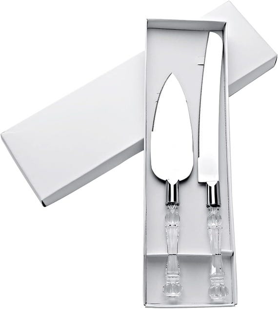 Ustensiles de service à gâteau transparent 2mcx