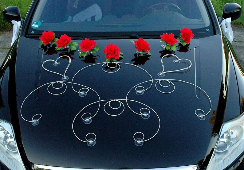 Wedding Car Decorations Wedding Car Kit Unique Flower Decor Wedding