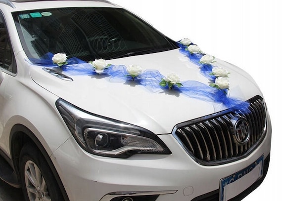 Wedding car decorations FREE FOUR DOOR RIBBON BOWS