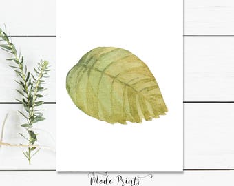 Botanical Print - Botanical Art Leaf Print Botanical Illustration - Botanical Print Set Botanical Poster - Botanical Art Print Leaves Art