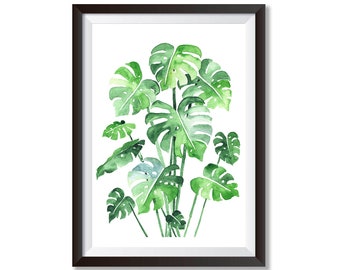 Botanical Print - Botanical Art Nature Print Botanical Illustration - Botanical Print Set Botanical Poster - Botanical Art Print Leaves Art