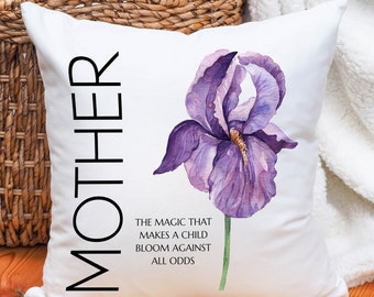 Mothers Day Pillow, Mothers Day Gift from Daughter, Mothers Day Gift for Wife, Accent Pillow for Bedroom, Throw Pillow Cover, Pillow for Mom