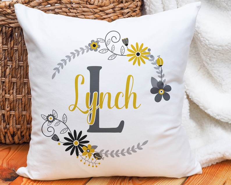Personalized Family Name Pillow Cover