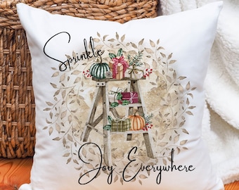 Farmhouse Christmas Pillow, Old Fashion Christmas Decoration, Mother Gift Christmas, Daughter Gift, Daughter InLaw Gift, Farmhouse Gift Idea