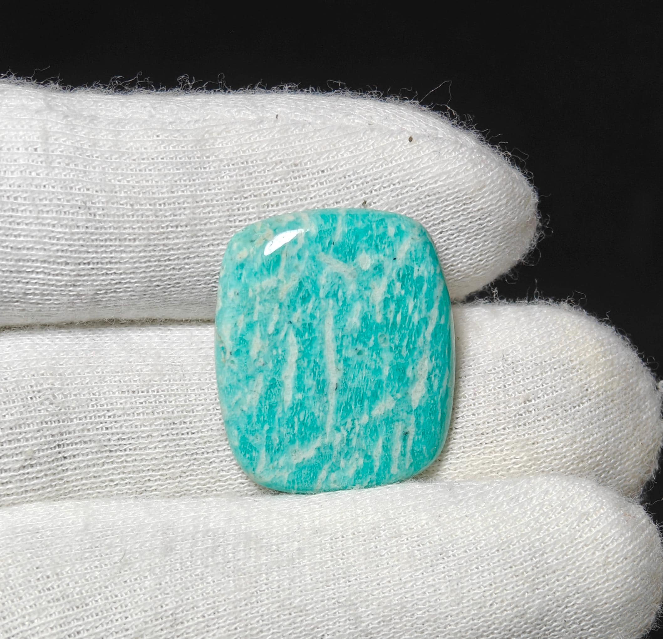 Natural Amazonite Cabochon Loose Gemstone for Jewelry Amazonite 27