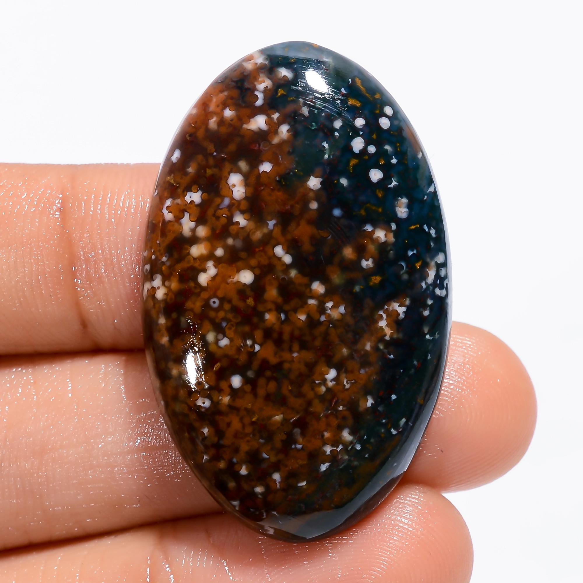 Classic Top Grade Quality 100% Natural Ocean Jasper Oval Shape