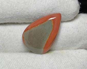 Natural Polychrome Jasper Gemstone, Polychrome Jasper Gemstone Cabochon, Polychrome Jasper Crystals For Pendant Making 24 Ct 26X17X6 MM