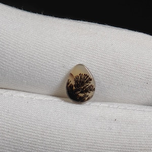 Natural Dendritic Agate Gemstones Dendritic quartz Loose Stone Cabochon For Making Jewelry 2 Ct 9X7X2 MM