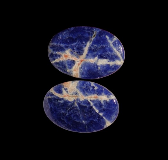 100% Naturale Multicolore Sodalite Cabochon Fatto a Mano