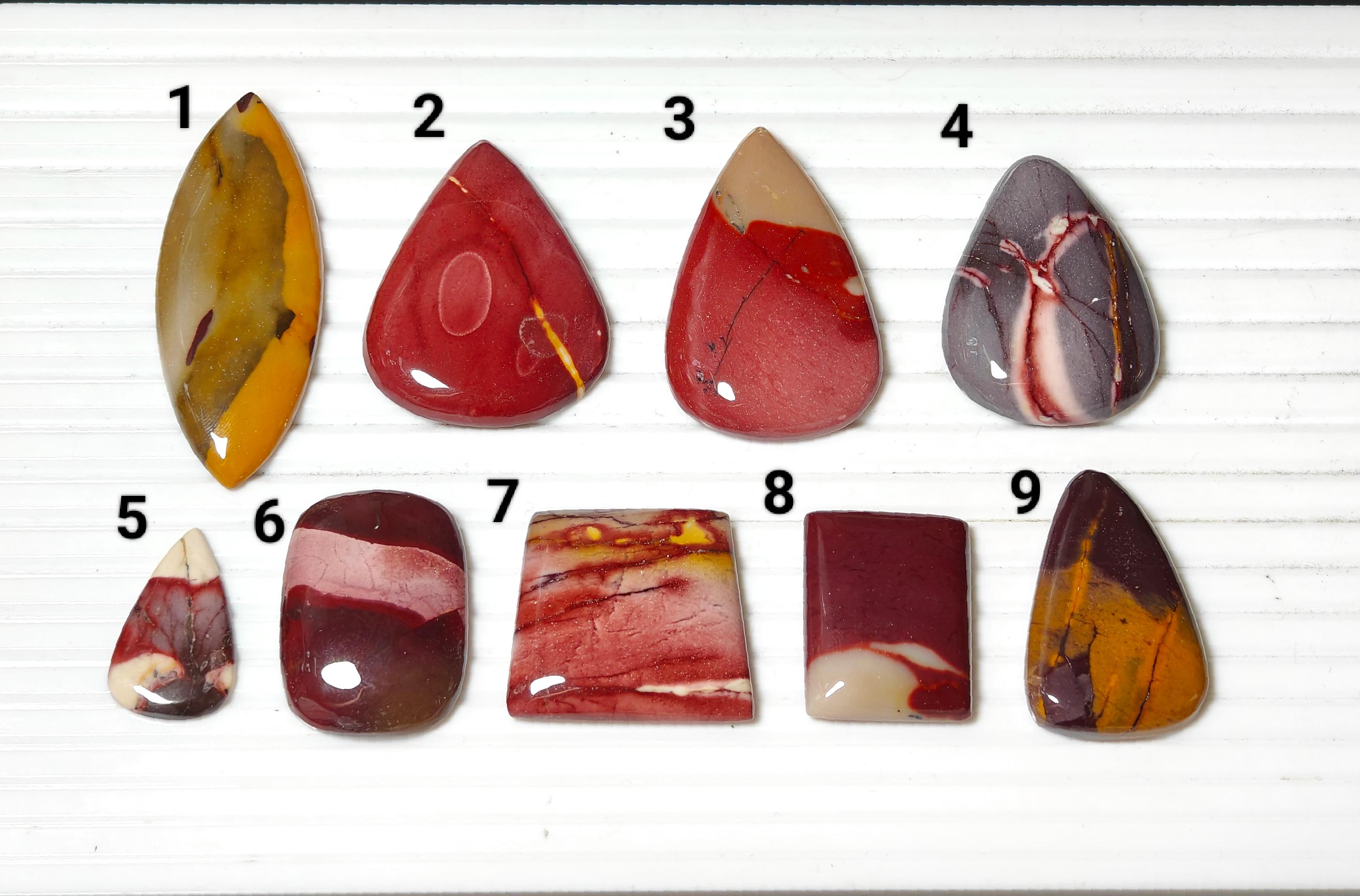 Natural Mookaite Jasper Loose Gemstone Cabochon Jewelry Making