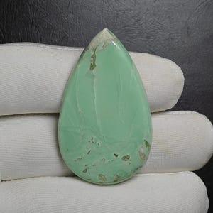 Natural Variscite Cabochon Gemstone Flat Back Loose Gemstone Variscite 58 Ct 48X29X5 MM
