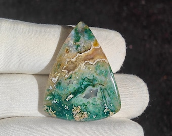 Natural Larsonite Jasper Cabochon Gemstone For jewelry making 44 Ct 41X32X5 MM