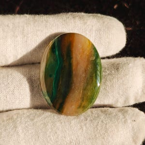 Natural Larsonite Cabochon, Larsonite Oval shape Cabochon For jewelry making 54 cts. 37X28X6 MM