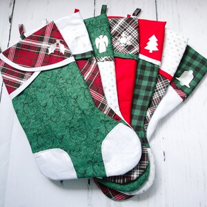 Christmas Tree Stocking Pattern Holiday Tree Kids & Family Handmade ...