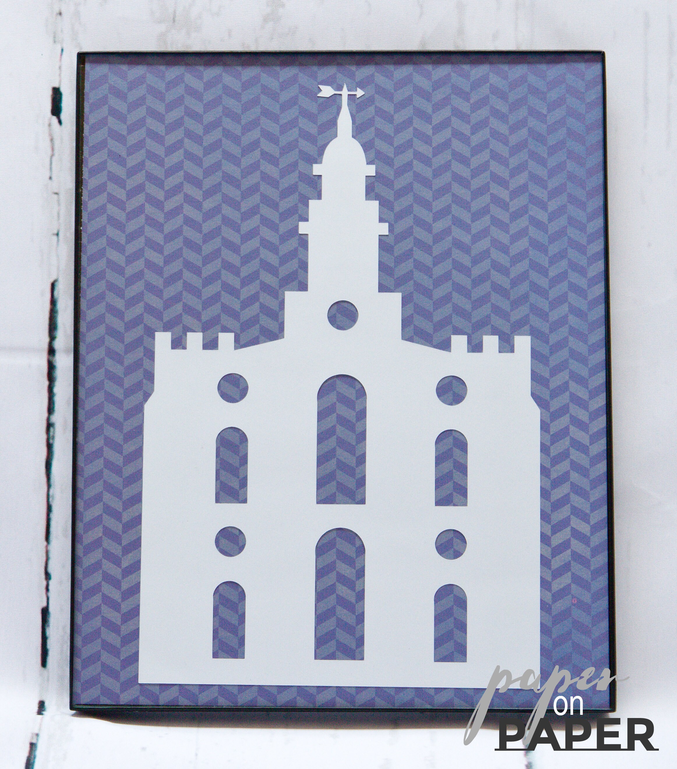 Salt Lake City Utah LDS Temple Silhouette Salt Lake Temple - Etsy