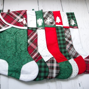 Christmas Tree Stocking Pattern Holiday Tree Kids & Family Handmade ...