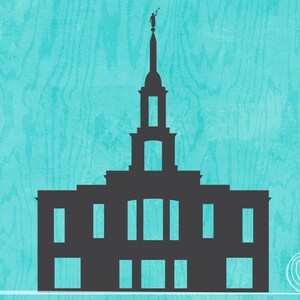 Payson, Utah HLT Tempel Silhouette | Payson Tempel Cut Datei Clip Art | Tempel svg png eps | HLT Handwerk | DIY Wohndekor | Junge Frauen Handwerk