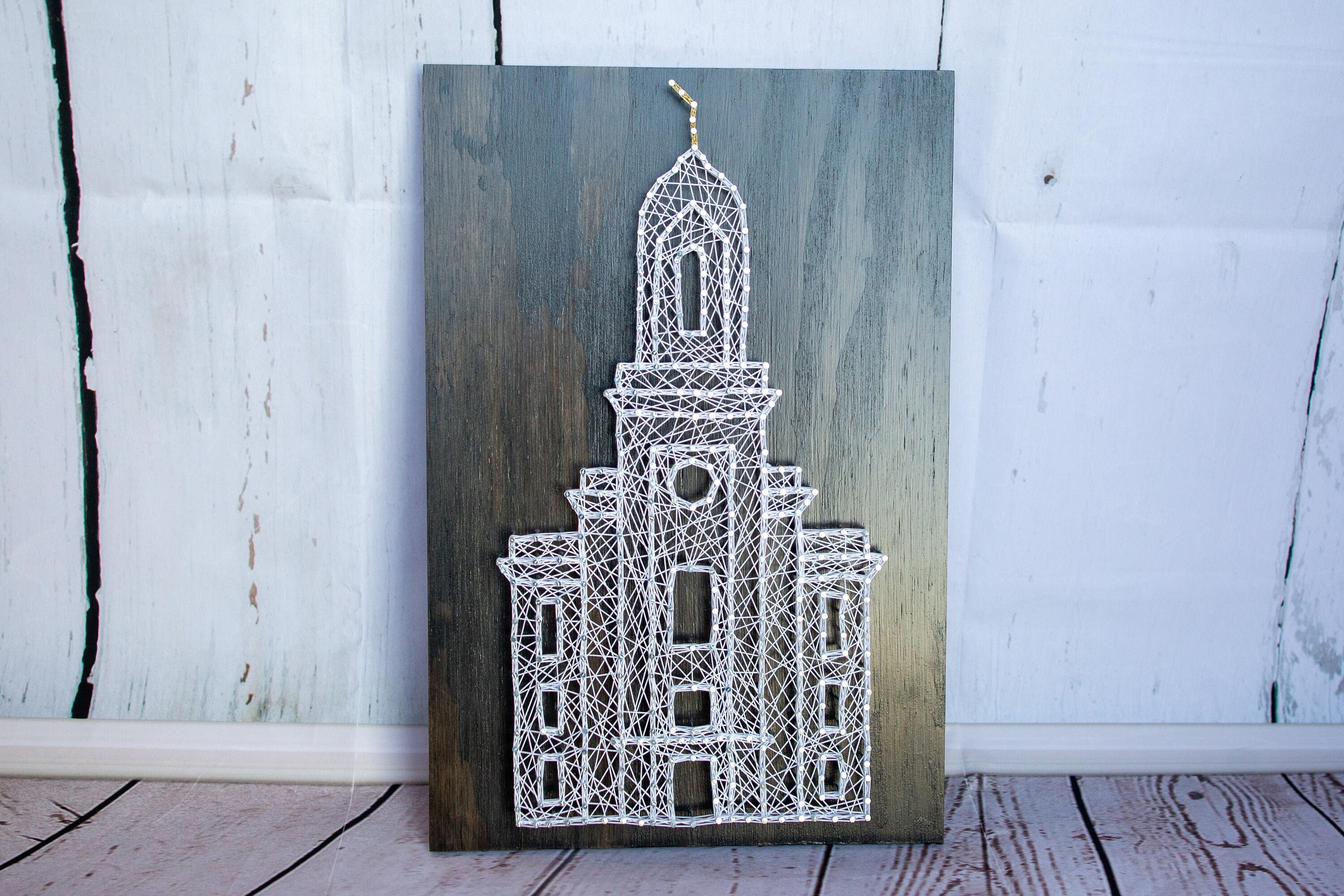 San Antonio, Texas LDS Temple String Art Template LDS Temple String Art ...