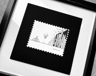 Paris stamp