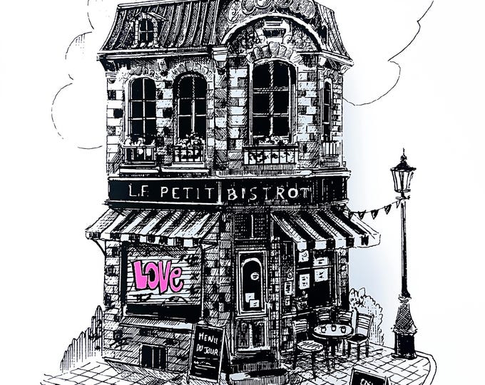 The "pink" bistro