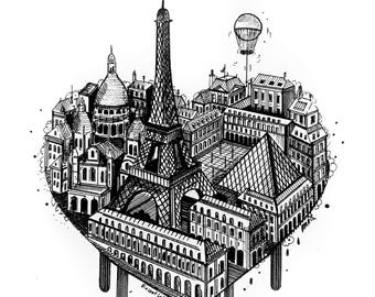 Heart of Paris print!