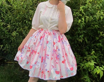 Dreaming Pony Carousel Lolita Skirt