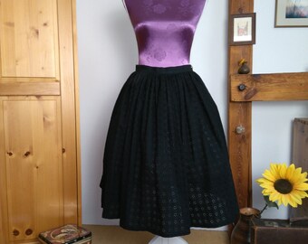 Black Lace Overskirt