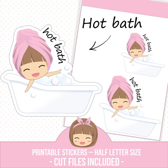 kawaii stickers yoga stickers printable planner stickers
