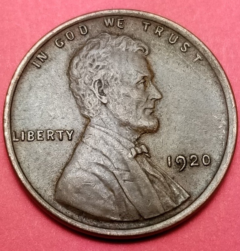 1920 Lincoln Wheat Penny USA Collectible coins Etsy