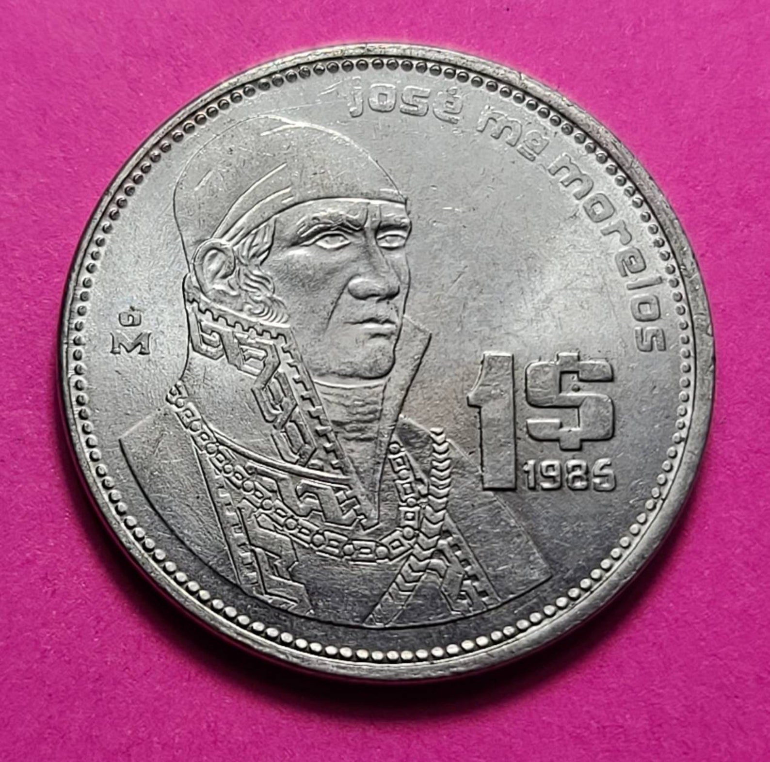 1985 Moneda de un peso de México Etsy