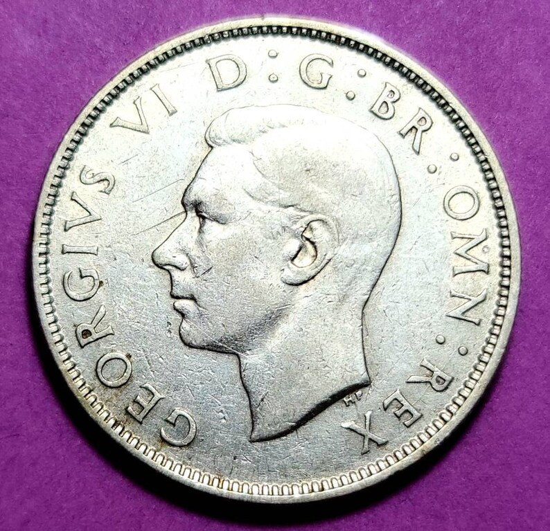1942 Great Britain Silver 2 Shillings coin WW2-Era coins