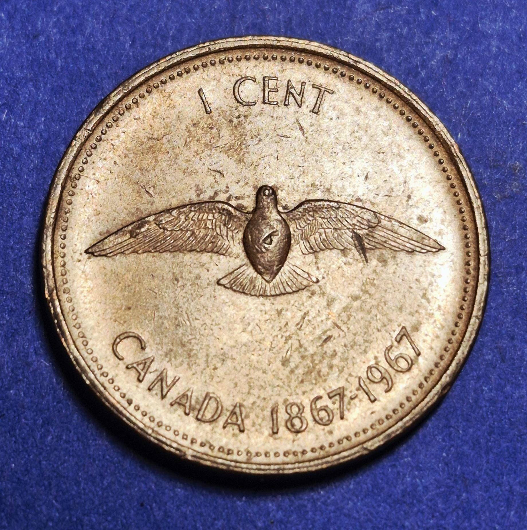 N【7357】☆カナダドル 記念硬貨セット 1867-1967☆ダラー セント