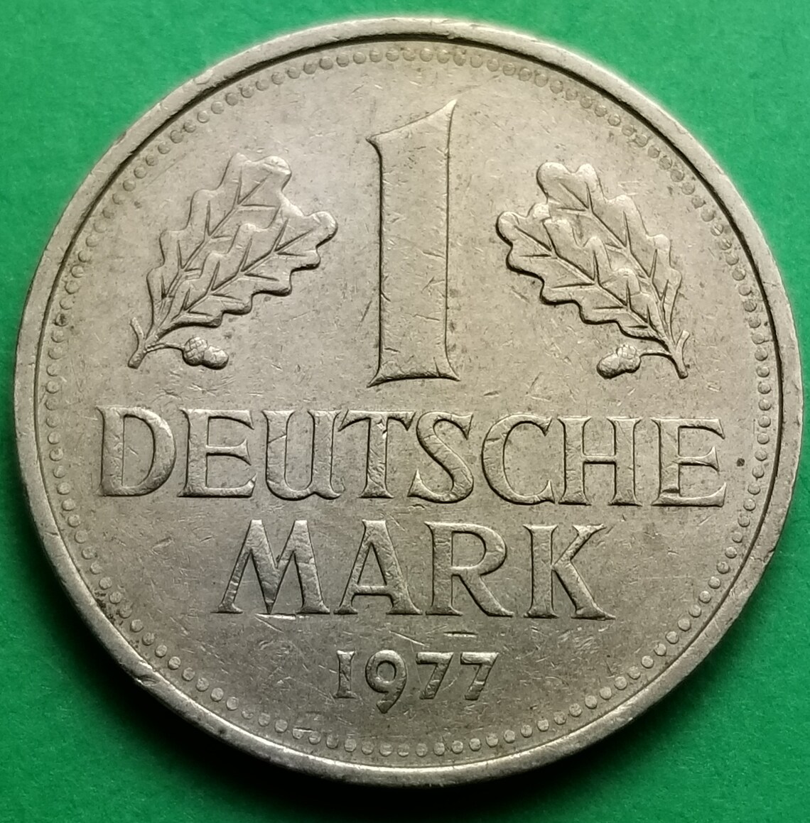 1977 G Germany 1 Deutsche Mark Coin Etsy