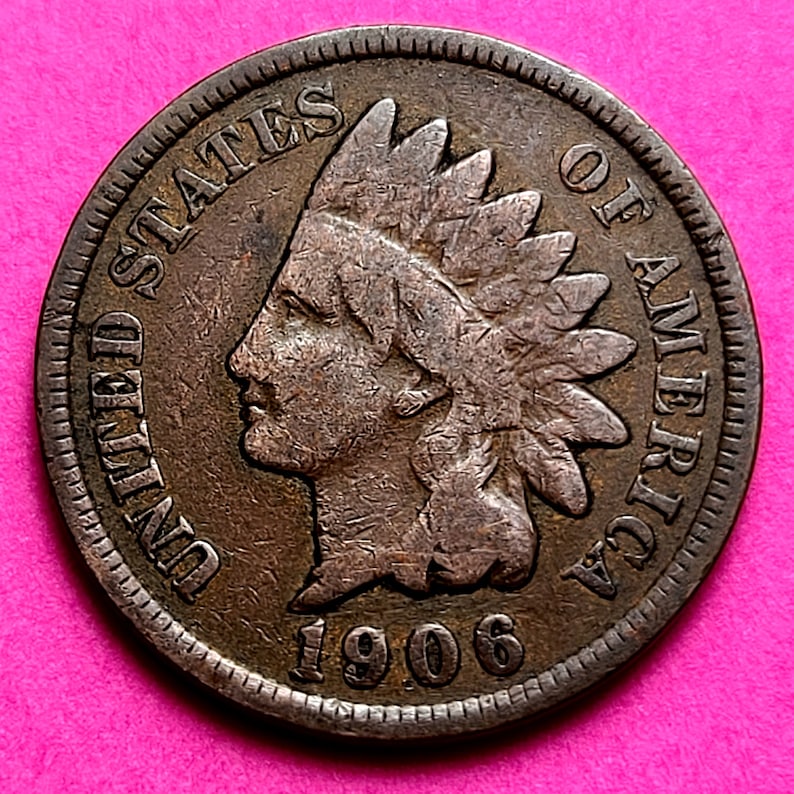 What Is A 1906 Indian Head Penny Worth 1906 Indian Head Penny | Etsy
