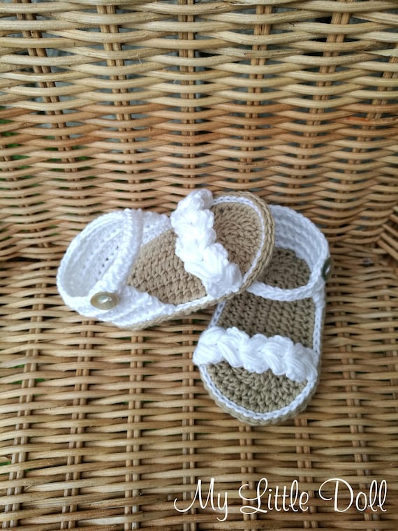caja de cartón simpatía Intrusión Zapatos sandalias crochet para bebe hecho a mano - Etsy España
