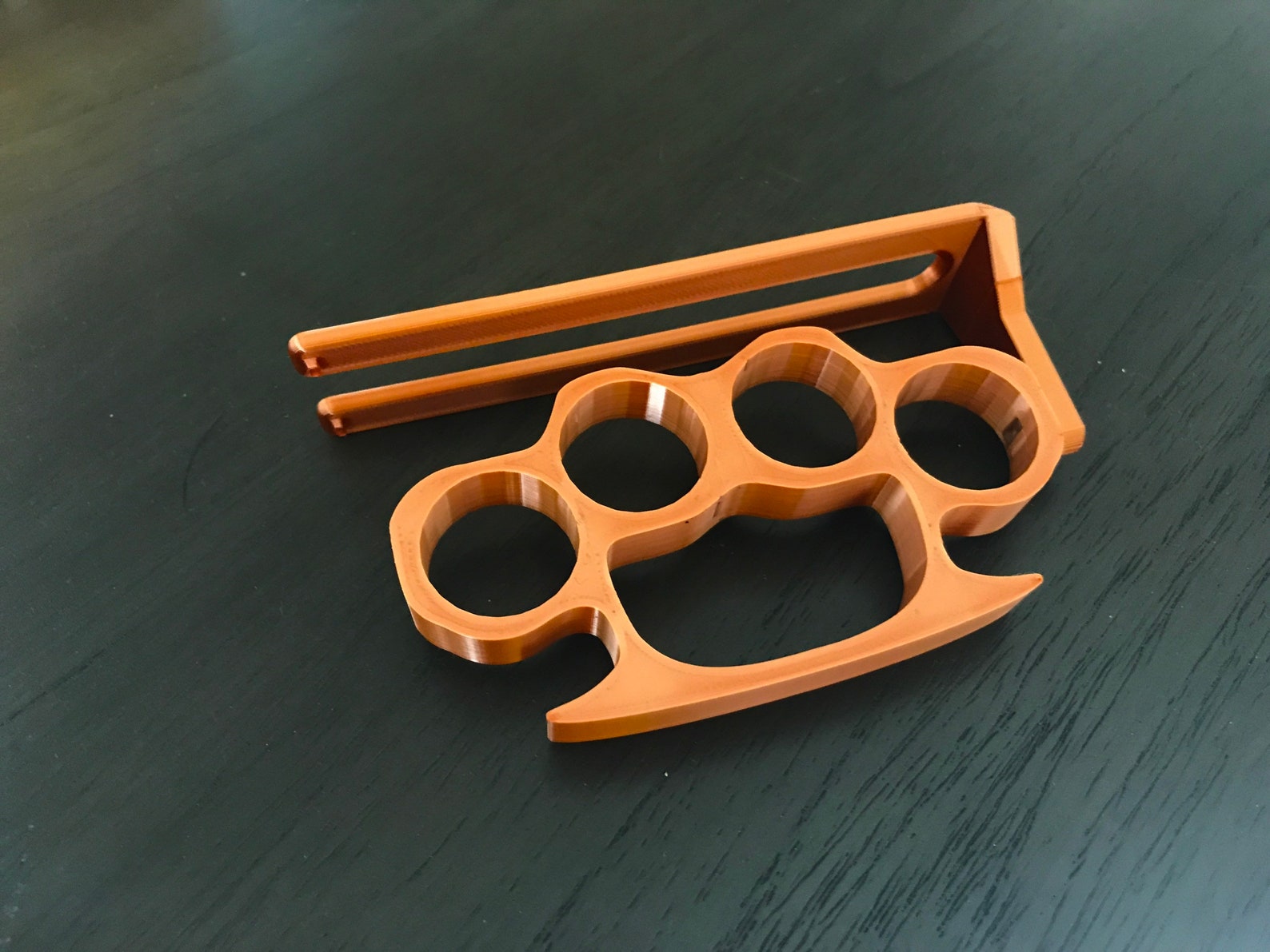 Knuckle Duster Copper Etsy