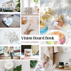 Vision Board Clip Art Book for Women With Mindful Self-Compassion Workbook:  Guided Vision Board Book Journal Kit (Wheel of Beauty Imagination   Beauty) (Emotional Regulation Workbooks): Wan Lin, Dr. Teo: 9798393439132:  