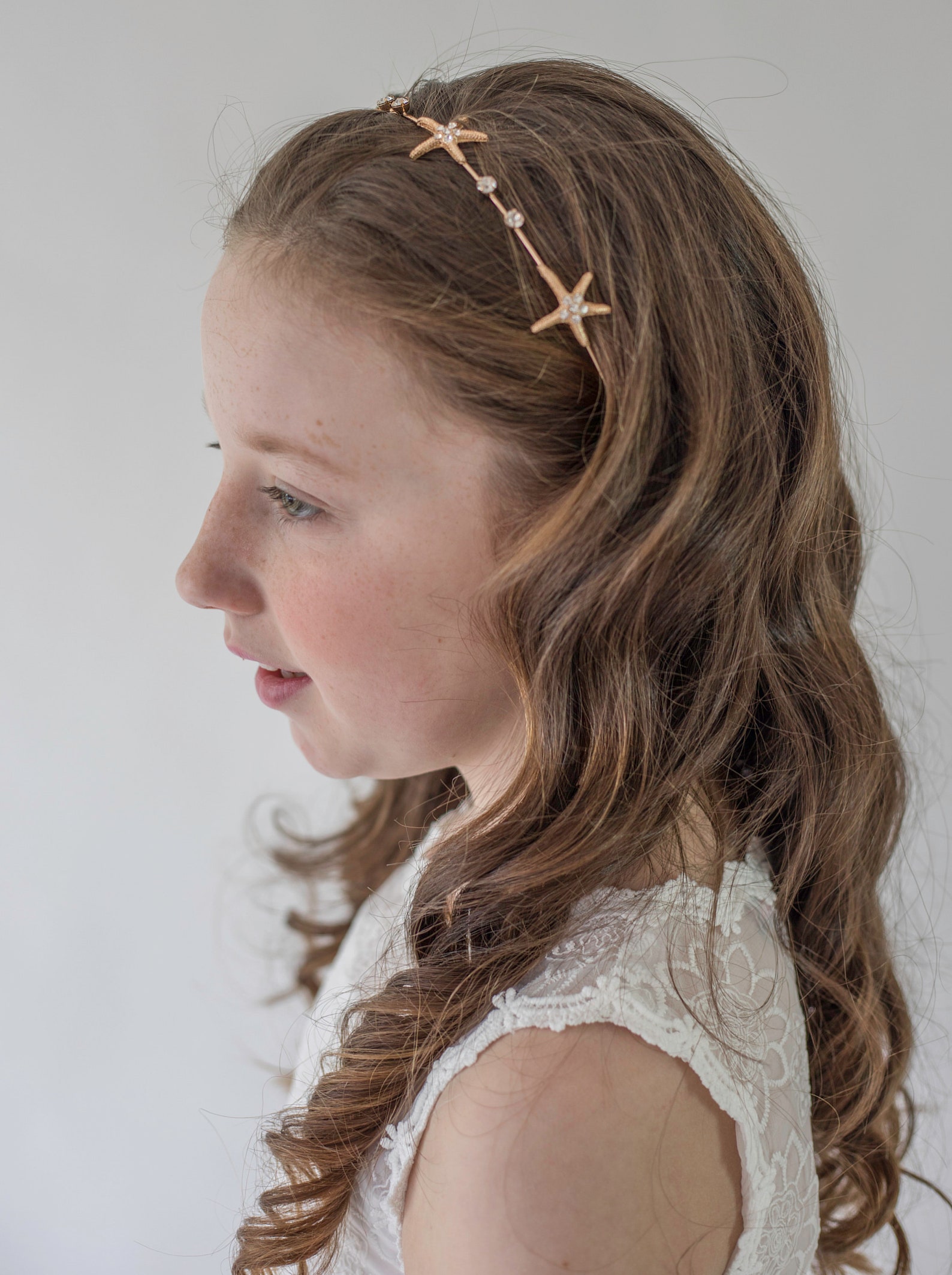 bridal headpieces rose gold