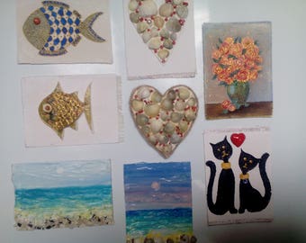 Fridge magnets, magnets handmade