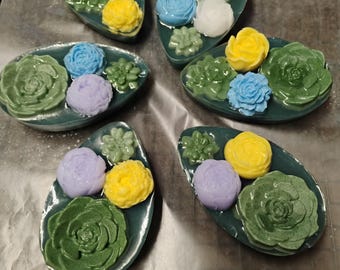 Succulent Garden Soap