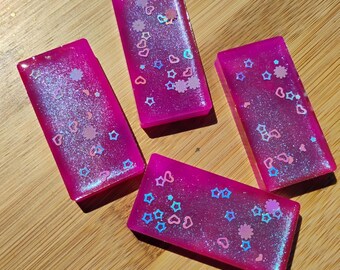 Barbie Party Hearts - Double Six Dominos