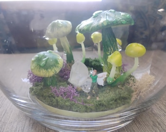 Fairy Mushroom Globe - Large