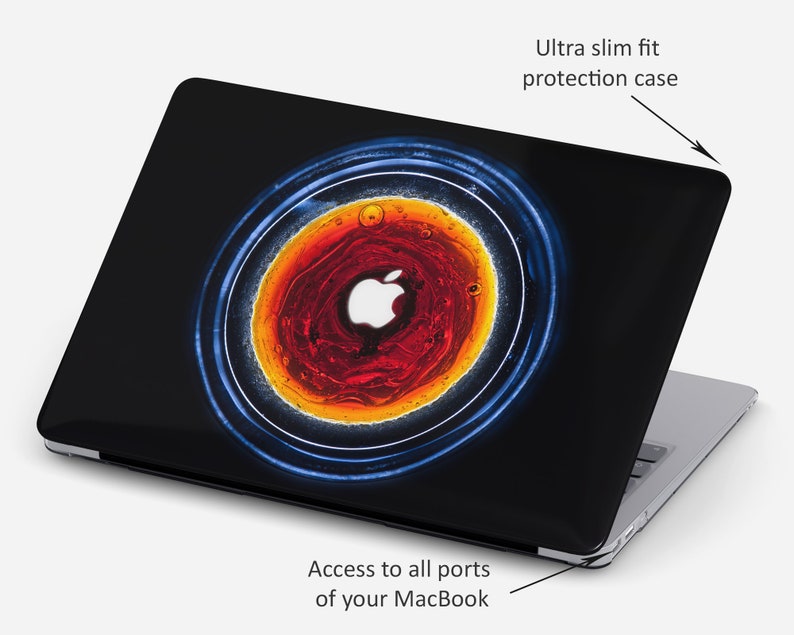 Abstract Geometric Psychedelic Print Laptop Cover Trippy Space MacBook Pro 13 Case 2020