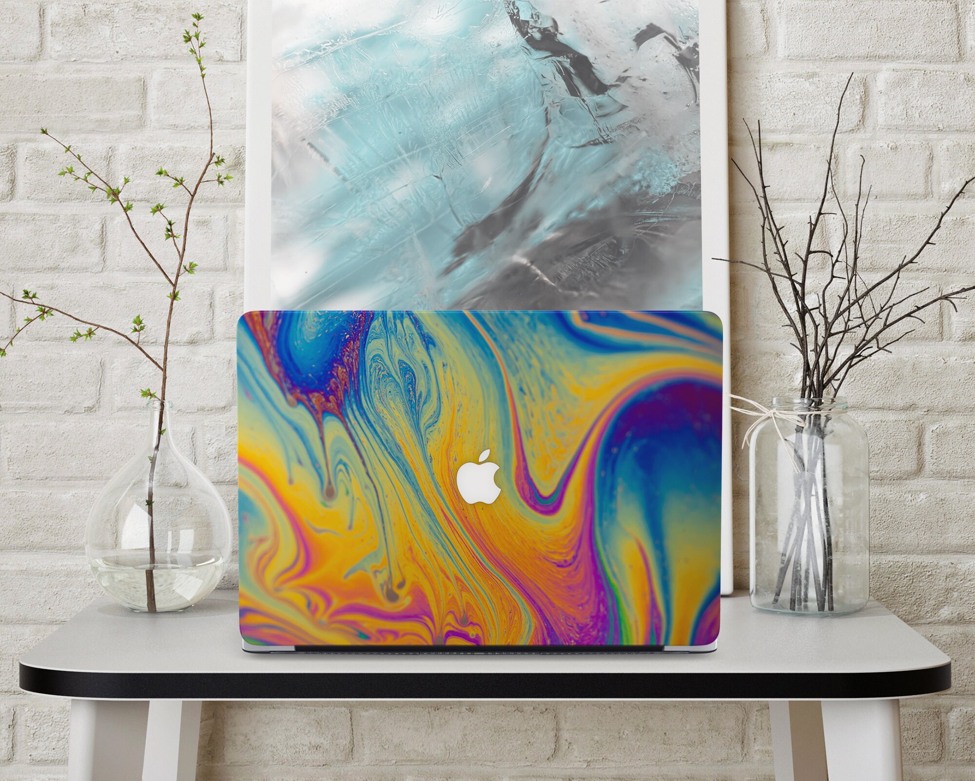 Macbook Air 13 Case 2020 Fluid Art Trippy Laptop Case Etsy