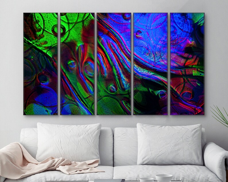 Gothic Home Decor Custom Size Abstract Canvas Wall Art Vampire Etsy