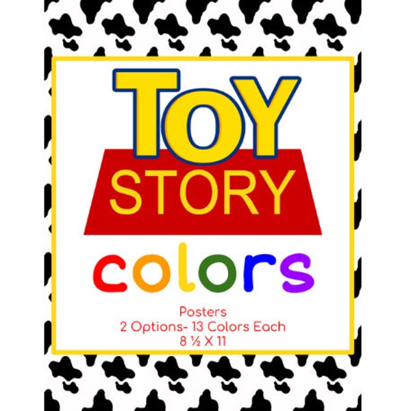 Magical Vacation: Toy Story Theme Color Posters