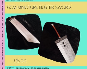 16cm Miniature Buster Sword