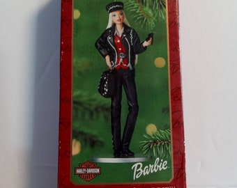 Harley Davidson Hallmark Barbie Ornament 2000