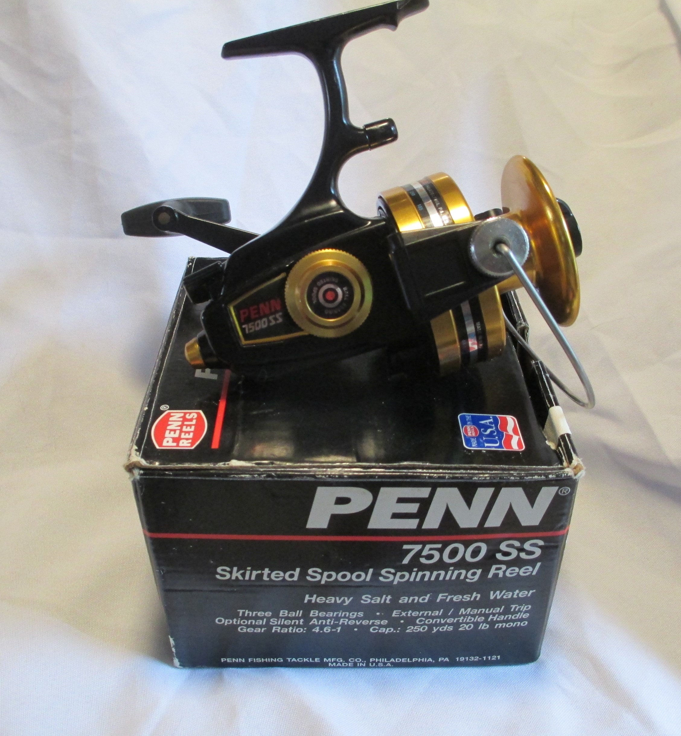 Penn 7500SS Saltwater Spinning Reel 7500 SS Vintage Fishing -  Canada